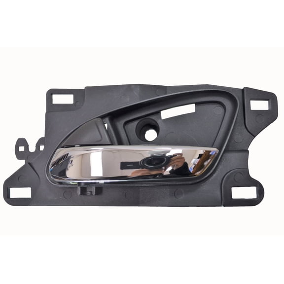 PT Auto Warehouse AC-2601MA-FL - Interior Inner Inside Door Handle, Chrome Lever with Black Housing - Front Left Driver Side Fits select: 2007-2012 ACURA RDX