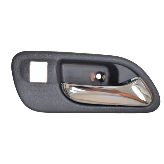 PT Auto Warehouse AC-2701MG-FR - Interior Inner Inside Door Handle, Gray Housing with Chrome Lever - Passenger Side Front Fits select: 1999-2003 ACURA 3.2TL, 2001-2002 ACURA MDX TOURING