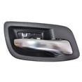 thumbnail image 1 of PT Auto Warehouse CH-2201RA-RR - Interior Inner Inside Door Handle, Silver Lever with Black Housing - Rear Right Passenger Fits select: 2012-2017 DODGE CHARGER, 2014 CHRYSLER 300C, 1 of 2