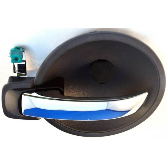 PT Auto Warehouse CH-2330MG-FL - Inner Interior Inside Door Handle, Gray Housing with Chrome Lever - Driver Side Fits select: 2006-2010 DODGE CHARGER, 2005-2008 DODGE MAGNUM