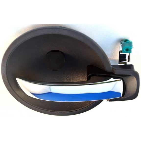PT Auto Warehouse CH-2330MG-FR - Inner Interior Inside Door Handle, Gray Housing with Chrome Lever - Passenger Side