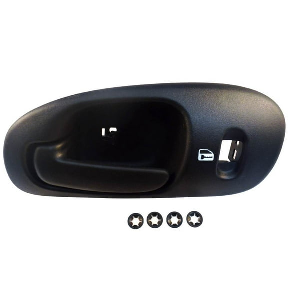 PT Auto Warehouse CH-2333A-FL - Inner Interior Inside Door Handle, Black - Driver Side Front