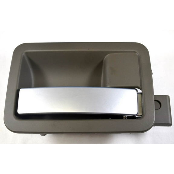 PT Auto Warehouse CH-2457PE-RH - Inner Interior Inside Door Handle, Khaki (Beige/Tan) Housing with Silver Lever - Passenger Side