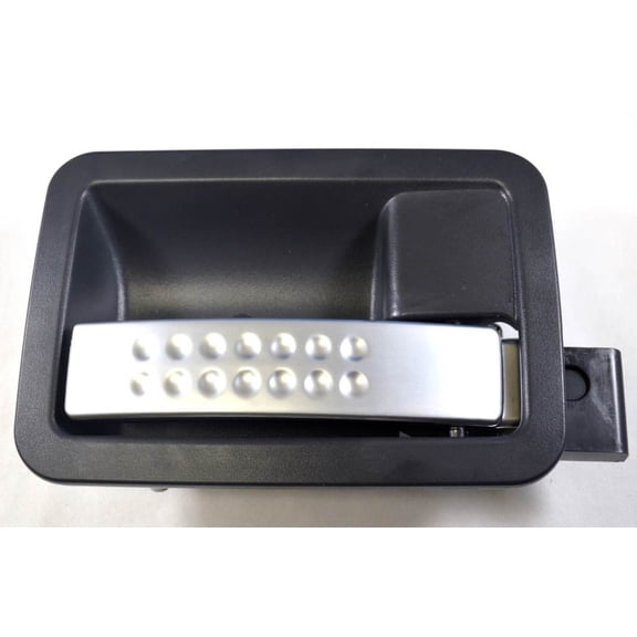 PT Auto Warehouse CH-2457PF-RH - Inner Interior Inside Door Handle, Dark Gray Housing with Silver Lever - Passenger Side Fits select: 2005-2010 DODGE DAKOTA, 2007-2009 CHRYSLER ASPEN