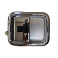 thumbnail image 1 of PT Auto Warehouse CH-3301M-FL - Outer Exterior Outside Door Handle, Chrome - Full Door Type, Driver Side Front Fits select: 1989-1995 JEEP WRANGLER / YJ, 1987-1988 JEEP WRANGLER, 1 of 2