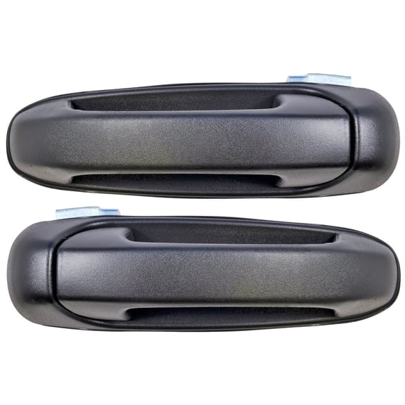 PT Auto Warehouse CH-3457A-RP - Exterior Outside Door Handle, Textured Black - Rear Left/Right Pair Fits select: 2004-2009 DODGE DURANGO