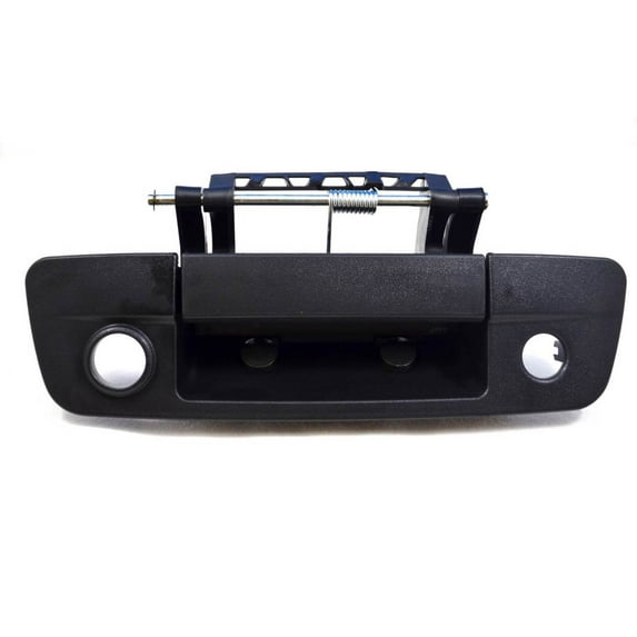 PT Auto Warehouse CH-3505A-T2 - Tailgate Handle, Textured Black - with Keyhole, with Camera Hole Fits select: 2009-2012 DODGE RAM 1500, 2010-2012 DODGE RAM 2500