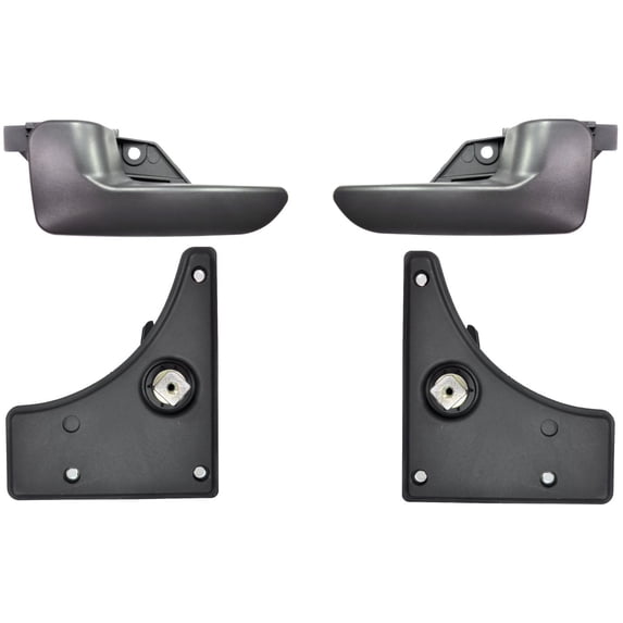 PT Auto Warehouse DR-2007A-QP - Interior Inside Door Handle, Black - Front/Rear Left/Right, Set of 4 Fits select: 2014-2020 RAM PROMASTER 2500, 2014-2020 RAM PROMASTER 1500