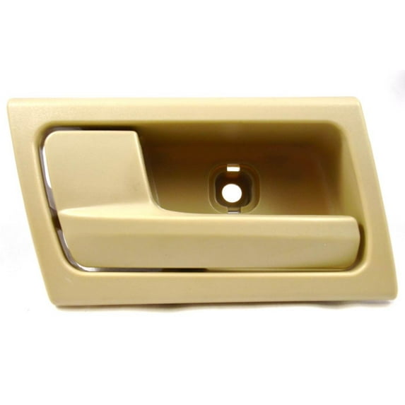 PT Auto Warehouse FO-2363E-LH - Inner Interior Inside Door Handle, Beige/Tan (Charcoal) - Driver Side, Front Fits select: 2003-2011 FORD CROWN VICTORIA