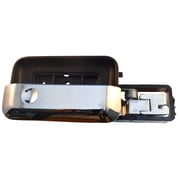 PT Auto Warehouse FO-2505MA-FR - Inner Interior Inside Door Handle, Black Housing with Chrome Lever - Passenger Side Fits select 2004-2008 FORD F150, 2006-2008 LINCOLN MARK LT