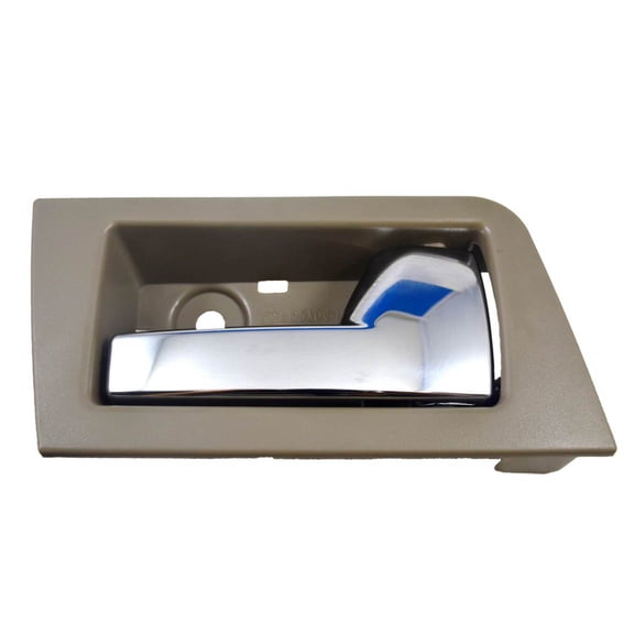 PT Auto Warehouse FO-2704MG-RR - Inner Interior Inside Door Handle, Gray (Stone) Housing with Chrome Lever - Passenger Side Rear Fits select: 2008-2012 FORD ESCAPE, 2008-2011 FORD FOCUS