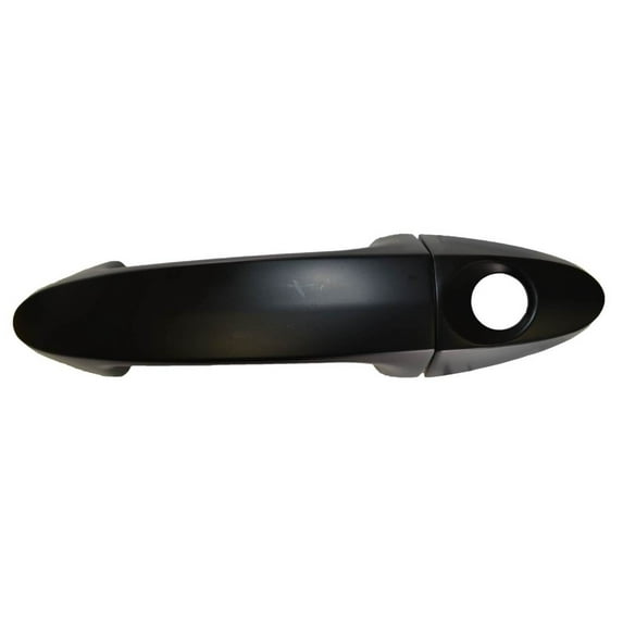 PT Auto Warehouse FO-3015P-FL - Outer Exterior Outside Door Handle, Primed Black - Driver Side Front Fits select: 2011-2015 FORD FIESTA