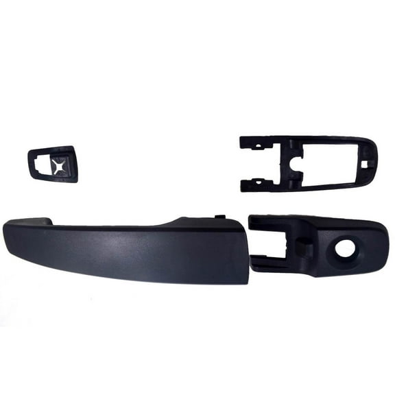 PT Auto Warehouse FO-3346A-FL - Outer Exterior Outside Door Handle, Textured Black - Driver Side Front Fits select: 2008-2011 FORD FOCUS