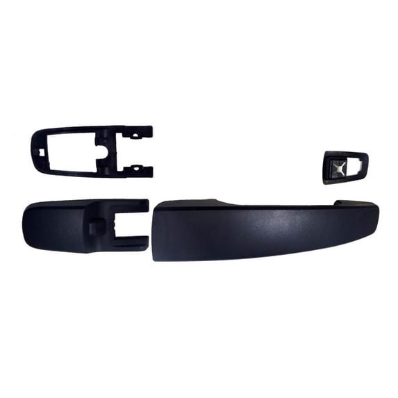 PT Auto Warehouse FO-3346A-FRK - Outer Exterior Outside Door Handle, Textured Black - without Keyhole, Passenger Side Front Fits select: 2008-2011 FORD FOCUS