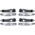 thumbnail image 1 of PT Auto Warehouse FO-3346MS-QPK - Outer Exterior Outside Door Handle/Base, Chrome - Front/Rear Left/Right, Set of 4, 1 of 5