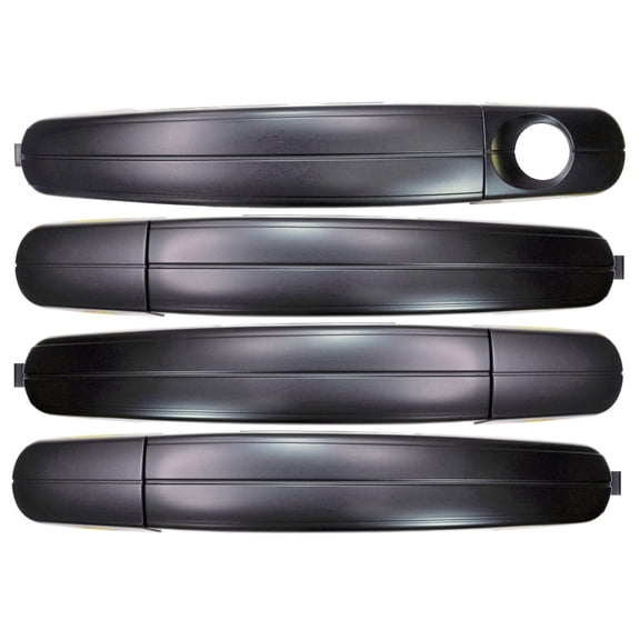 PT Auto Warehouse FO-3347P-QPK - Exterior Outer Outside Door Handle, Primed Black - Front/Rear Left/Right, Set of 4 Fits select: 2013-2017 FORD ESCAPE, 2012-2017 FORD FOCUS