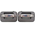 thumbnail image 1 of PT Auto Warehouse FO-3505MA-RP - Outer Exterior Outside Door Handle, Textured Black Housing with Chrome Lever - Rear Left/Right Pair Fits select: 2004-2008 FORD F150, 2006-2008 LINCOLN MARK LT, 1 of 2