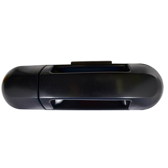 PT Auto Warehouse FO-3745S-FRK - Outer Exterior Outside Door Handle, Smooth Black - without Keyhole, Passenger Side Front