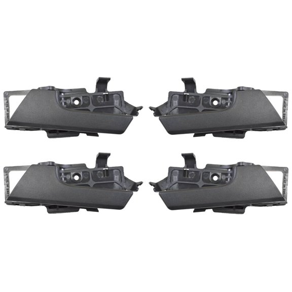 PT Auto Warehouse GM-2003A-QP - Inner Interior Inside Door Handle, Black - Front/Rear Left/Right, Set of 4 Fits select: 2007-2011 CHEVROLET AVEO, 2009 PONTIAC G3 WAVE