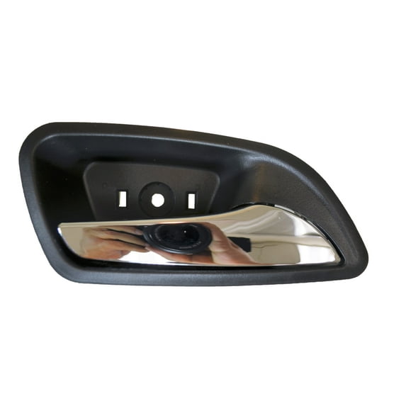 PT Auto Warehouse GM-2006MA-RH - Interior Inner Inside Door Handle, Black (Ebony) Housing with Chrome Lever - Passenger Side Fits select: 2011-2015 CHEVROLET CRUZE