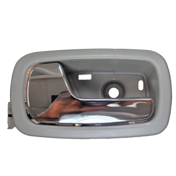 PT Auto Warehouse GM-2007MG-RL - Interior Inner Inside Door Handle, Gray Housing with Chrome Lever - without Power Window, Driver Side Rear Fits select: 2005-2010 CHEVROLET COBALT