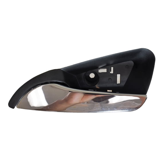 PT Auto Warehouse GM-2008MA-RL - Interior Inner Inside Door Handle, Black Housing with Chrome Lever - Driver Side Rear Fits select: 2011-2017 BUICK REGAL