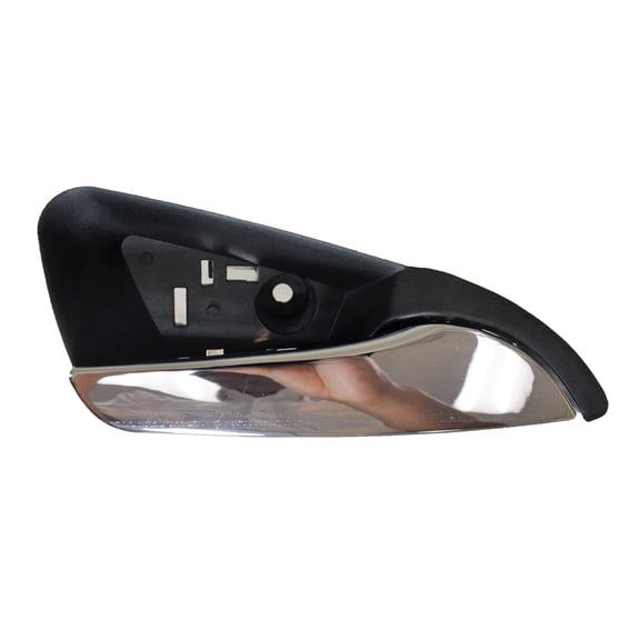 PT Auto Warehouse GM-2008MA-RR - Interior Inner Inside Door Handle, Black Housing with Chrome Lever - Passenger Side Rear Fits select: 2011-2017 BUICK REGAL