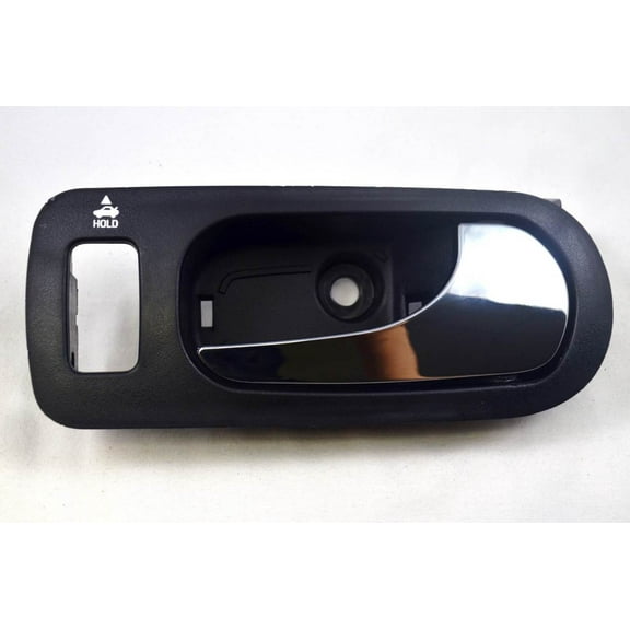 PT Auto Warehouse GM-2312MA-FR - Inner Interior Inside Door Handle, Black (Ebony) Housing with Chrome Lever - Passenger Side Front Fits select: 2006-2007 BUICK LACROSSE, 2005 BUICK ALLURE