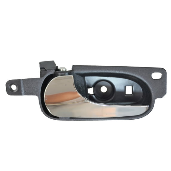 PT Auto Warehouse GM-2314MA-FL - Interior Inner Inside Door Handle, Black Housing with Zinc Chrome Lever - Driver Side Front Fits select: 2006-2011 BUICK LUCERNE
