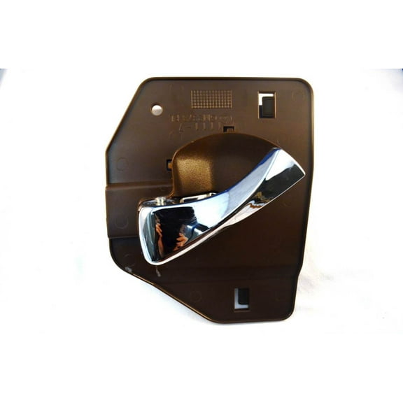 PT Auto Warehouse GM-2373MB-FL - Inner Interior Inside Door Handle, Brown (Cashmere) Housing with Chrome Lever - Driver Side Front Fits select: 2004-2007 CHEVROLET MALIBU, 2008 CHEVROLET MALIBU LS