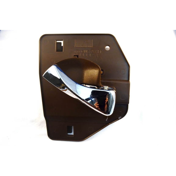 PT Auto Warehouse GM-2373MB-FR - Inner Interior Inside Door Handle, Brown (Cashmere) Housing with Chrome Lever - Passenger Side Front