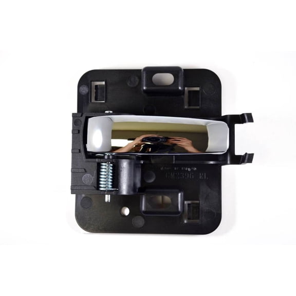 PT Auto Warehouse GM-2396MA-LH - Inner Interior Inside Door Handle, Black Housing with Chrome Lever - Driver Side Fits select: 2004-2008 PONTIAC GRAND PRIX