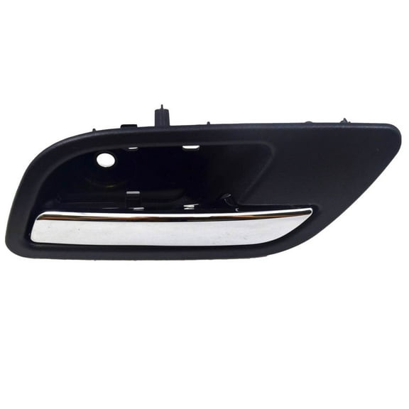 PT Auto Warehouse GM-2546MA-RR - Inner Interior Inside Door Handle, Black (Ebony) Housing with Chrome Lever - Passenger Side Rear