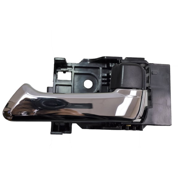 PT Auto Warehouse GM-2561MA-RH - Interior Inner Inside Door Handle, Chrome Lever with Black Housing/Knob - Right Passenger Side Fits select: 2004-2012 CHEVROLET COLORADO, 2004-2012 GMC CANYON