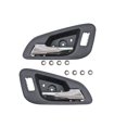 thumbnail image 1 of PT Auto Warehouse GM-2566MA-FP - Interior Inner Inside Door Handle, Chrome Lever with Black housing - Front Left/Right Pair Fits select: 2015-2019 CHEVROLET COLORADO, 2015-2019 GMC CANYON, 1 of 2
