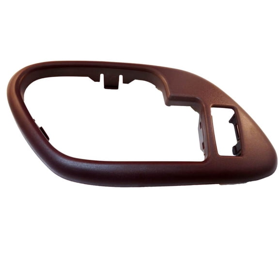 PT Auto Warehouse GM-2576L-3LH - Inner Interior Inside Door Handle Bezel/Trim, Red - with Lock Hole, Driver Side Fits select: 1995-2000 CHEVROLET GMT-400, 1995-2000 CHEVROLET TAHOE