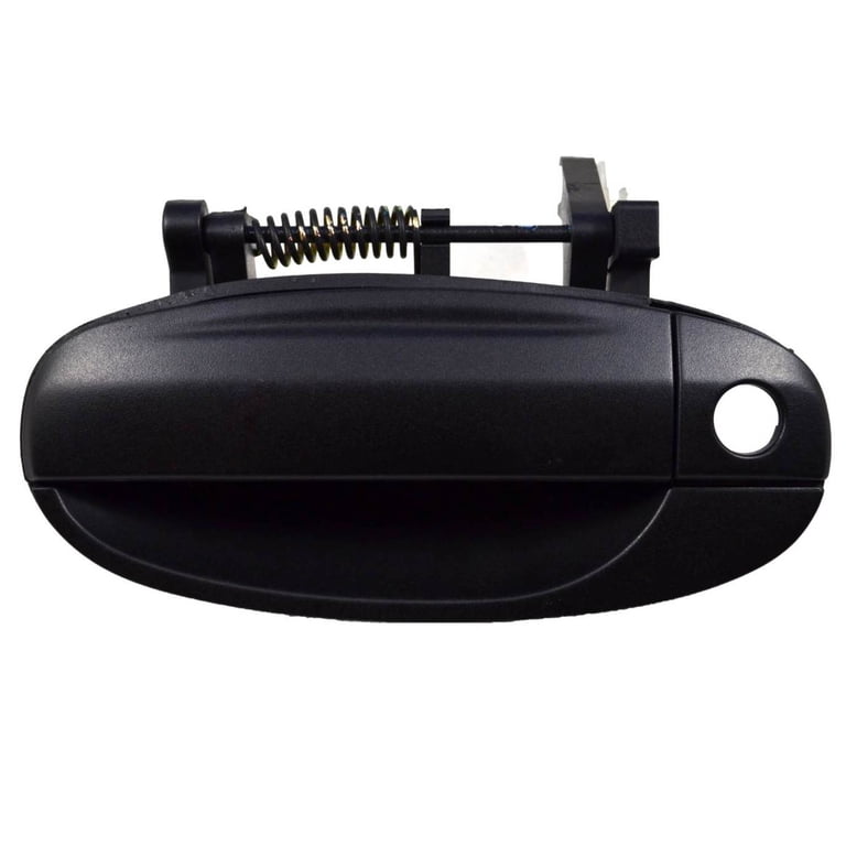 Side Exterior Door Handle Textured Black Wear