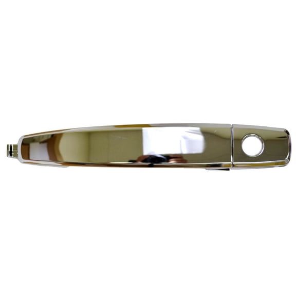PT Auto Warehouse GM-3003M-F - Outer Exterior Outside Door Handle, Chrome - with Keyhole, Front Left or Front Right Fits select: 2008-2010 SATURN VUE, 2012-2015 CHEVROLET CAPTIVA