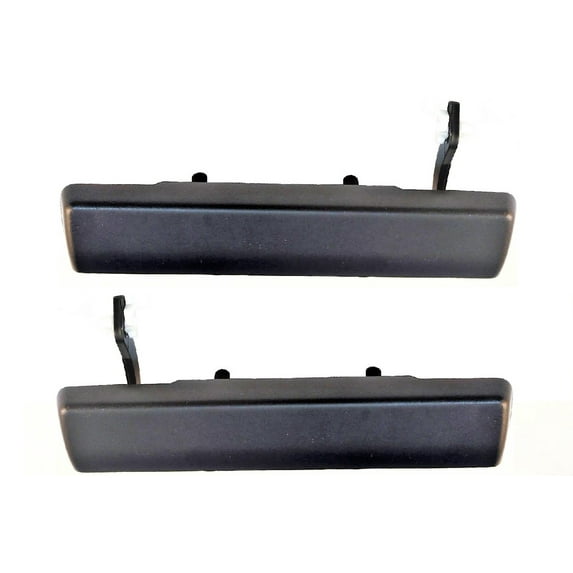 PT Auto Warehouse GM-3004S-DP - Outer Exterior Outside Door Handle, Smooth Black - Left/Right Pair Fits select: 1993-2002 CHEVROLET CAMARO, 1993-2002 PONTIAC FIREBIRD