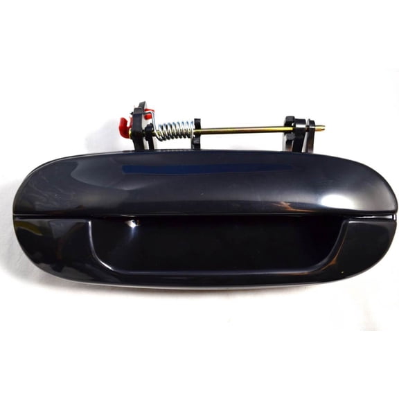 PT Auto Warehouse GM-3721S-RR - Outer Exterior Outside Door Handle, Smooth Black - Passenger Side Rear Fits select: 2002-2009 CHEVROLET TRAILBLAZER, 2002-2009 GMC ENVOY