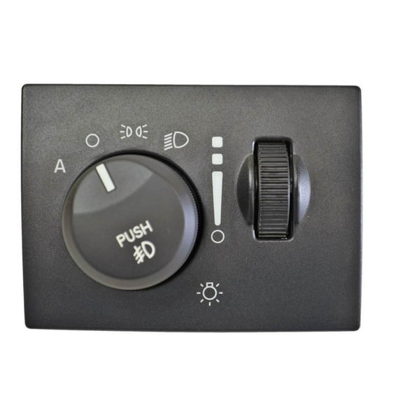 PT Auto Warehouse HLS-5463 - Headlight Switch - with Auto Headlights, with Fog Lights Fits select: 2005-2006 CHRYSLER 300C TOURING, 2010 DODGE CHARGER SXT