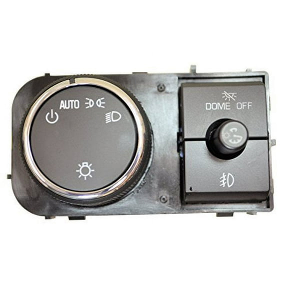 PT Auto Warehouse HLS-8828 - Headlight, Fog Lights, Instrument Panel Dimmer Switch, Chrome Trim - with Comfort & Convenience Package Fits select: 2007-2014 CHEVROLET SILVERADO