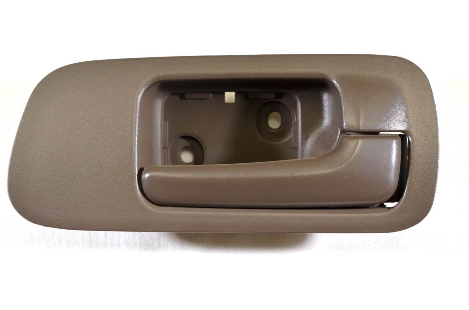 PT Auto Warehouse Inside Door Handle - Passenger Side, Beige/Tan With Power Lock Hole (TO-2542E-RH)