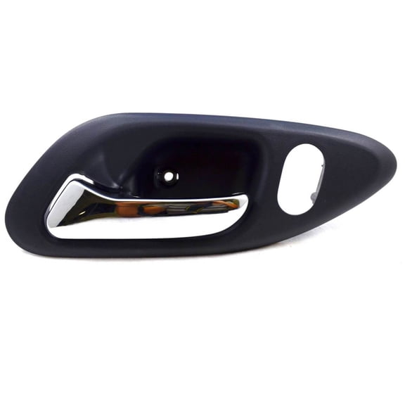 PT Auto Warehouse HO-2240MG-FL - Inner Interior Inside Door Handle, Quartz Gray (Light Gray) Housing with Chrome Lever - 2-Door Coupe, Driver Side Fits select: 1998-2002 HONDA ACCORD