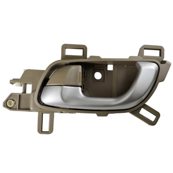 PT Auto Warehouse HO-2249PE-FL - Inner Interior Inside Door Handle, Beige Housing/Knob with Silver Lever - Driver Side Front Fits select: 2012-2015 HONDA CIVIC