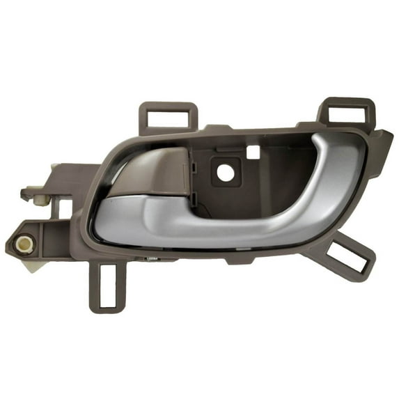 PT Auto Warehouse HO-2249PG-FL - Inner Interior Inside Door Handle, Warm Gray Housing/Knob with Silver Lever - Driver Side Front Fits select: 2012-2015 HONDA CIVIC