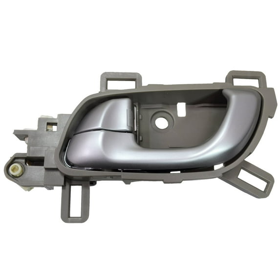 PT Auto Warehouse HO-2249SG-RL - Interior Inner Inside Door Handle, Warm Gray (Silver Lever/Knob with Gray Housing) - Rear Left Driver Side Fits select: 2012-2015 HONDA CIVIC