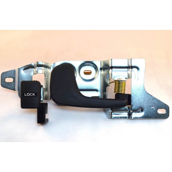 PT Auto Warehouse HO-2570A-FR - Inner Interior Inside Door Handle, Black - 2-Door Coupe, Passenger Side