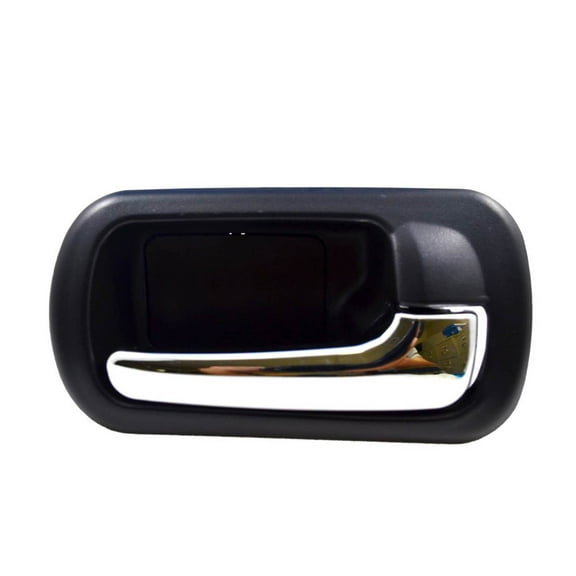 PT Auto Warehouse HO-2572MA-RR - Inner Interior Inside Door Handle, Black Housing with Chrome Lever - Passenger Side Rear Fits select: 2002-2005 HONDA CIVIC