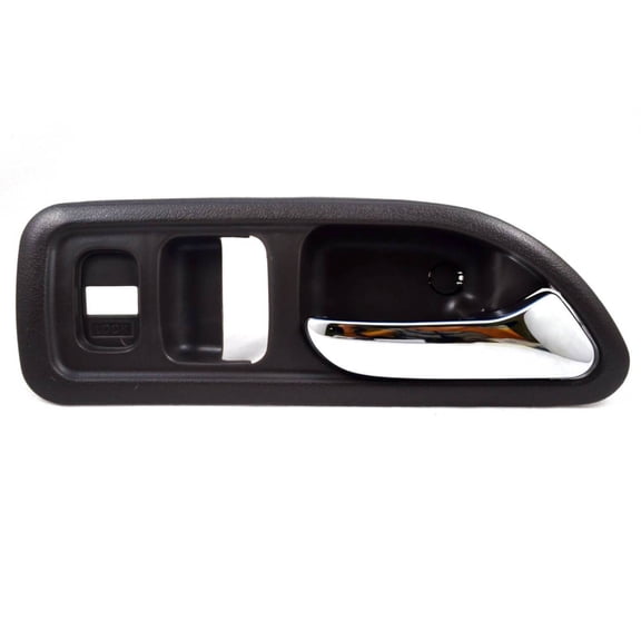 PT Auto Warehouse HO-2577MG-FR - Inner Interior Inside Door Handle, Gray Housing with Chrome Lever - 2-Door Coupe, Passenger Side Fits select: 1994-1997 HONDA ACCORD